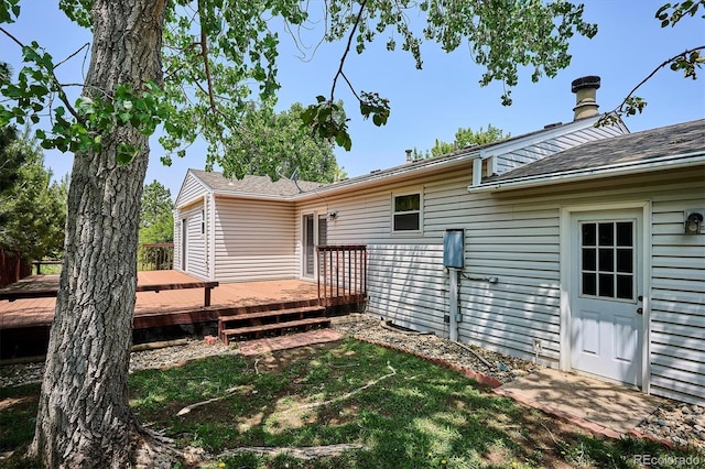 800 Park View Pl, Castle Rock, CO 80104 - back of house featuring a wooden deck