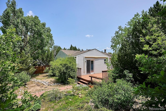 800 Park View Pl, Castle Rock, CO 80104 - back of house featuring a deck