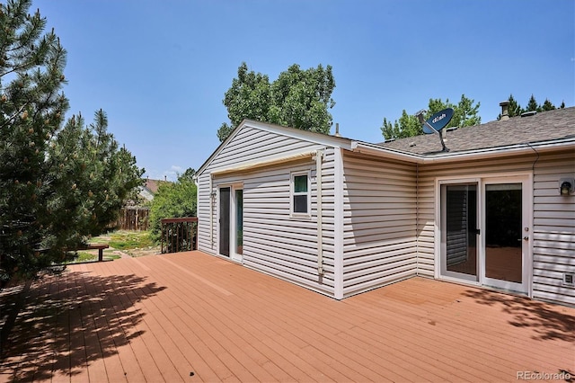 800 Park View Pl, Castle Rock, CO 80104 - view of wooden terrace