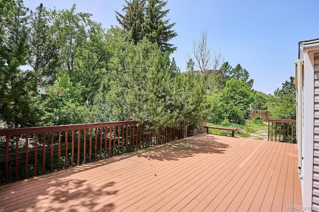800 Park View Pl, Castle Rock, CO 80104 - view of wooden deck