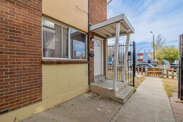 view of property entrance