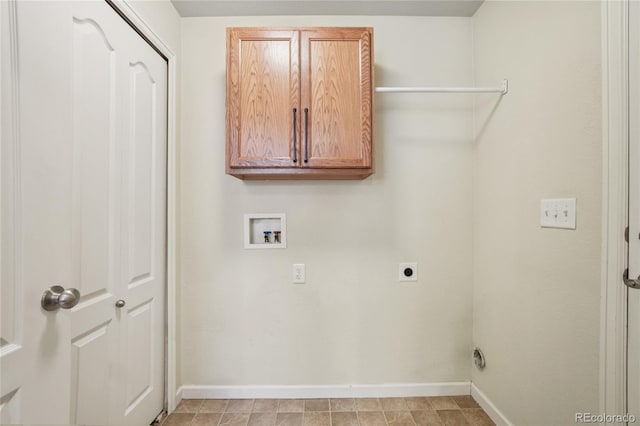 5600 W 3rd St Unit S, Greeley, CO 80634 - laundry area with hookup for a washing machine, cabinet space, and electric dryer hookup