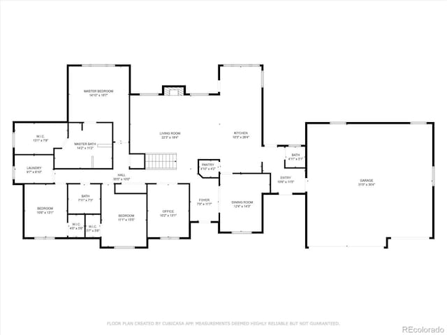 1505 Castlecombe Ln, Monument, CO 80132 - floor plan / room layout