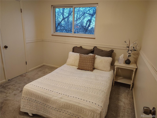 bedroom with carpet flooring