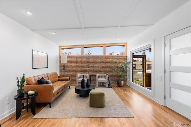 3035 E Maplewood Ave, Centennial, CO 80121 - living area with recessed lighting, baseboards, and wood finished floors