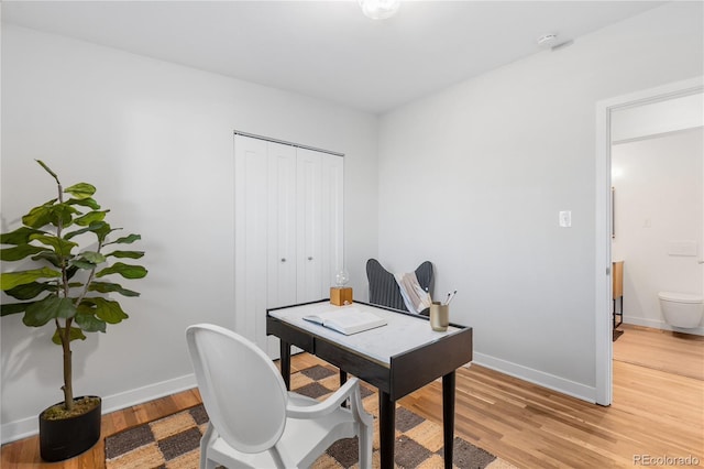 3035 E Maplewood Ave, Centennial, CO 80121 - office featuring light wood-type flooring and baseboards