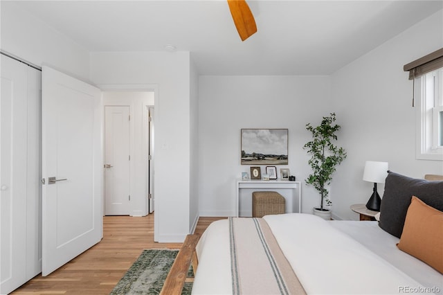 3035 E Maplewood Ave, Centennial, CO 80121 - bedroom featuring light wood-style floors and baseboards