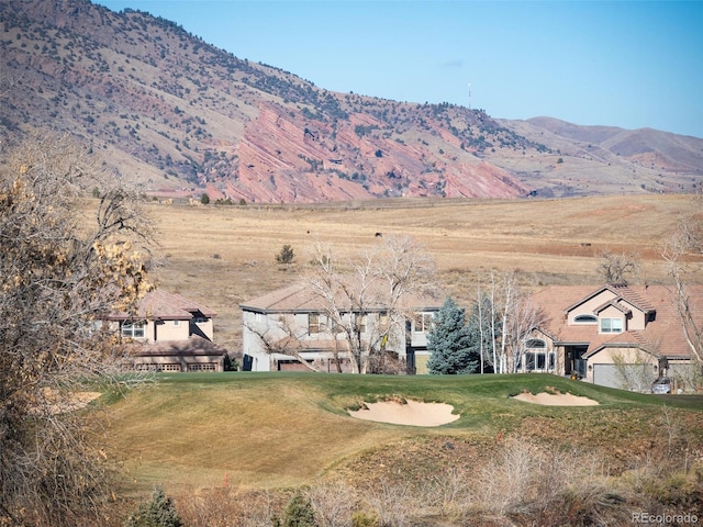 view of mountain feature