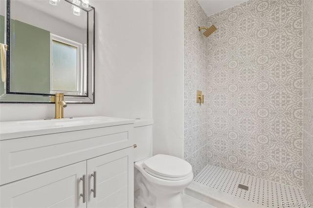 13010 W 6th Pl, Golden, CO 80401 - full bathroom with tiled shower, toilet, and vanity