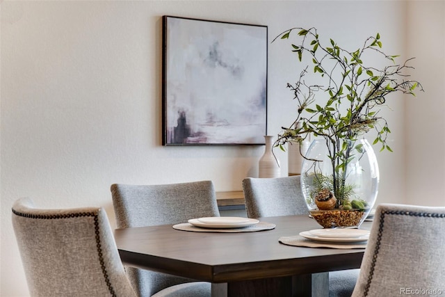 view of dining area