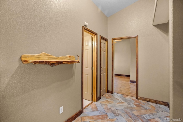 hallway featuring light hardwood / wood-style flooring