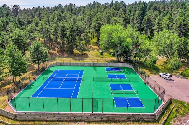 view of sport court