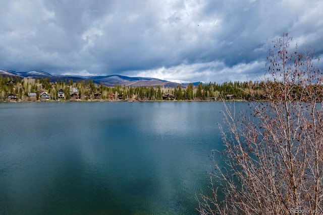 527 Gcr 494, Grand Lake, CO 80447 - water view featuring a mountainous background
