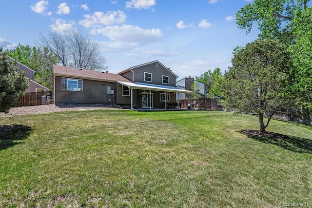 view of rear view of house
