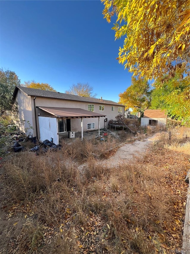 view of rear view of property