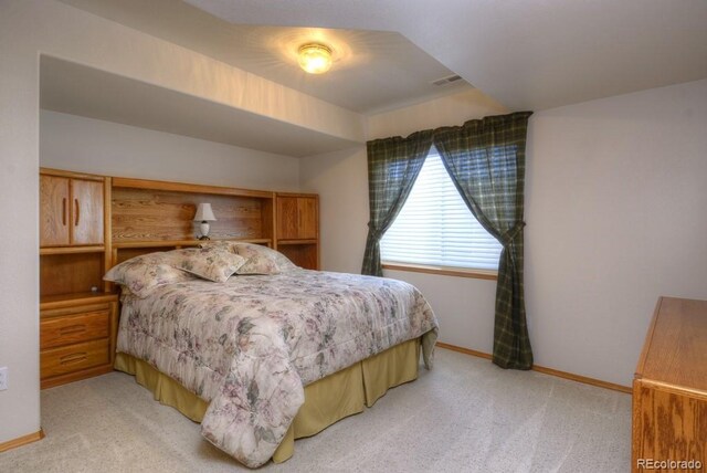 698 Larimer Creek Dr, Monument, CO 80132 - bedroom featuring light carpet and baseboards