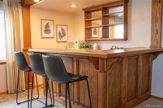 698 Larimer Creek Dr, Monument, CO 80132 - indoor bar featuring baseboards