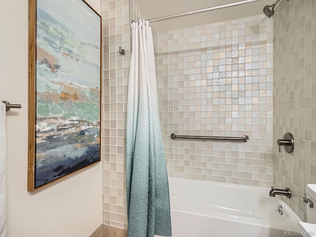 400 Zang St Unit 1-105, Lakewood, CO 80228 - bathroom featuring shower / bath combination with curtain
