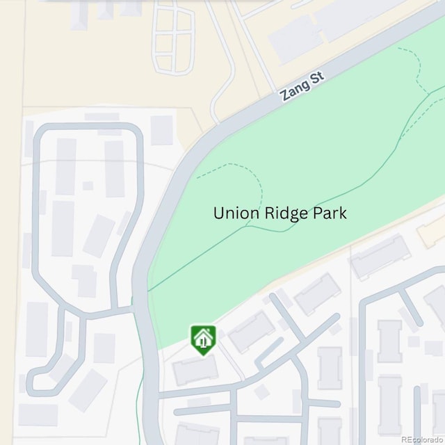 400 Zang St Unit 1-105, Lakewood, CO 80228 - map of property with streets / nearby areas