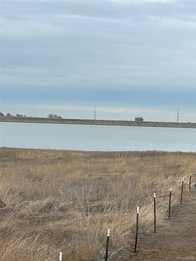 water view featuring a rural view