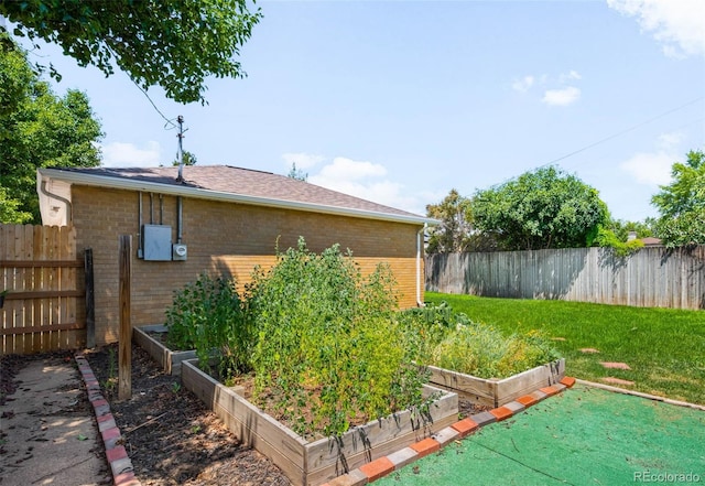 2900 Krameria St, Denver, CO 80207 - fenced yard with a vegetable garden