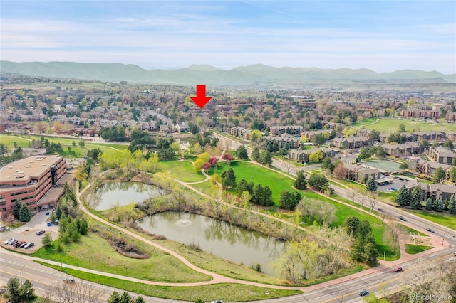 201 Wright St Unit 105, Lakewood, CO 80228 - aerial view of a water and mountain view