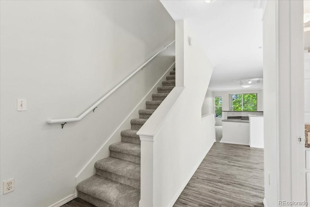 1631 Egret Way, Superior, CO 80027 - stairs featuring wood finished floors