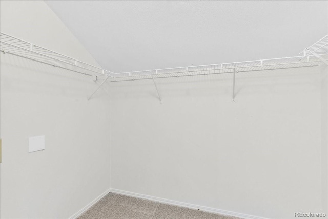 1631 Egret Way, Superior, CO 80027 - spacious closet with light colored carpet and vaulted ceiling