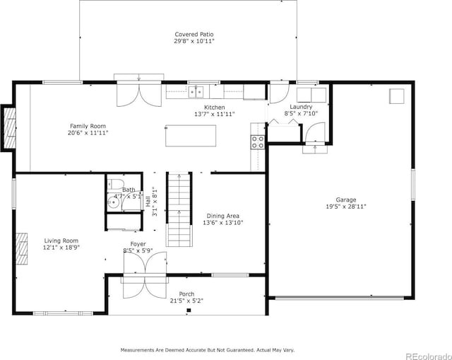 7314 W Walker Pl, Littleton, CO 80123 - floor plan