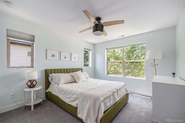 4180 Ames St, Denver, CO 80212 - carpeted bedroom featuring baseboards and ceiling fan