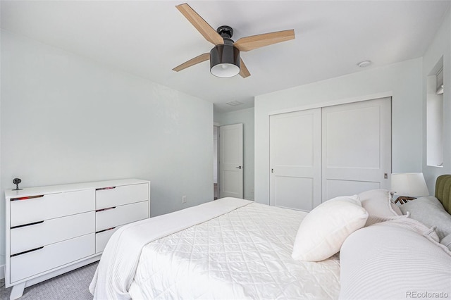 4180 Ames St, Denver, CO 80212 - bedroom with a closet and ceiling fan