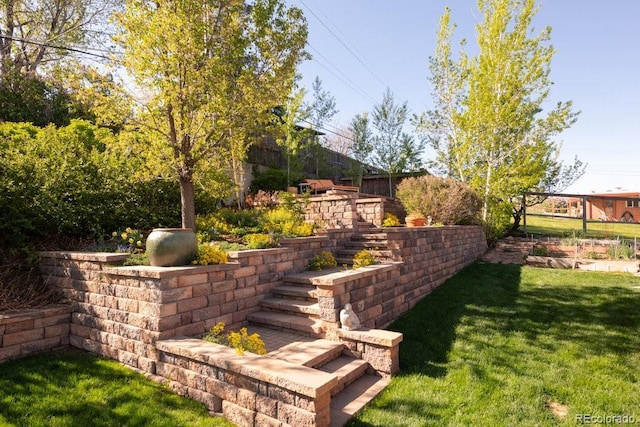 view of yard