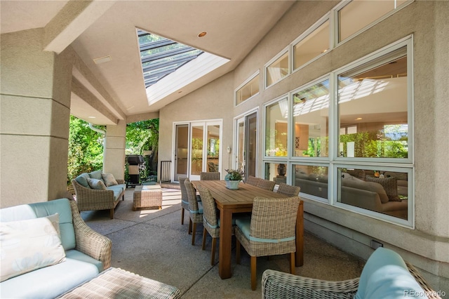 400 S Steele St Unit 13, Denver, CO 80209 - view of patio featuring outdoor lounge area and outdoor dining area