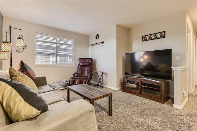 3120 Redhaven Way, Highlands Ranch, CO 80126 - carpeted living room featuring baseboards
