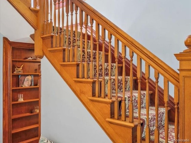 view of stairs