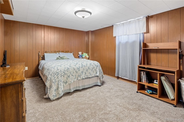 12522 W Virginia Ave, Lakewood, CO 80228 - carpeted bedroom with wooden walls