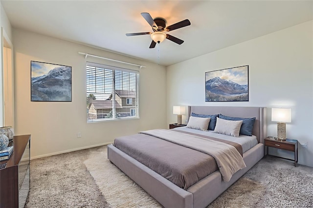 25792 E Cedar Pl, Aurora, CO 80018 - carpeted bedroom with baseboards and ceiling fan
