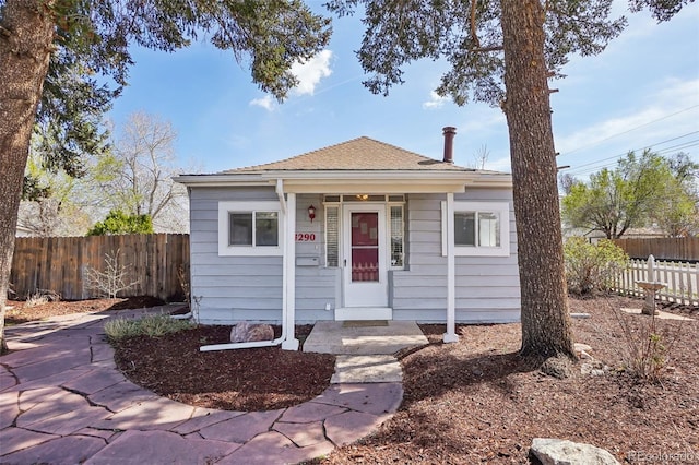4290 S Cherokee St, Englewood, CO 80110 - view of front of house featuring a shingled roof