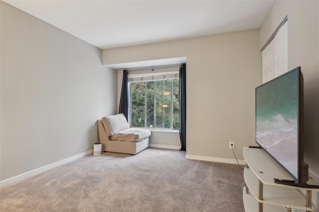 1818 S Quebec Way Unit 11-3, Denver, CO 80231 - living area with carpet and baseboards