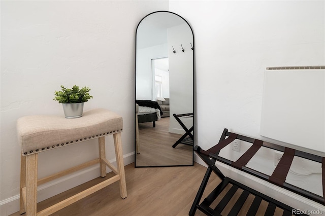 interior space featuring light hardwood / wood-style flooring