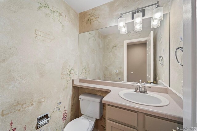 4960 Seton Pl, Colorado Springs, CO 80918 - bathroom with vanity and toilet
