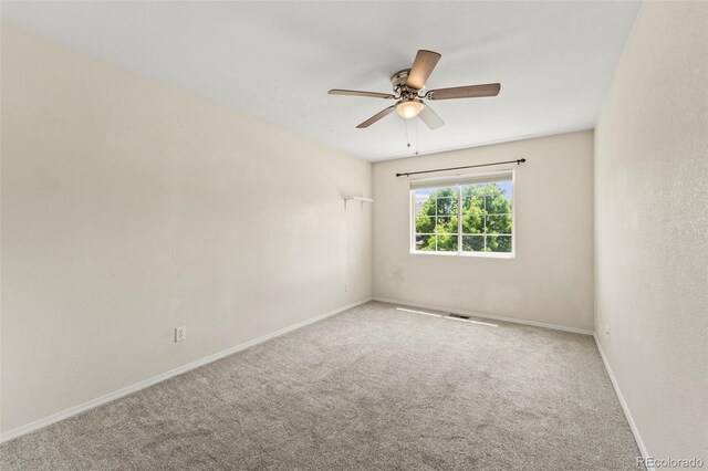 4960 Seton Pl, Colorado Springs, CO 80918 - unfurnished room with carpet floors and a ceiling fan