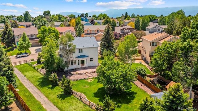 4960 Seton Pl, Colorado Springs, CO 80918 - aerial perspective of suburban area