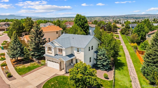 4960 Seton Pl, Colorado Springs, CO 80918 - aerial perspective of suburban area