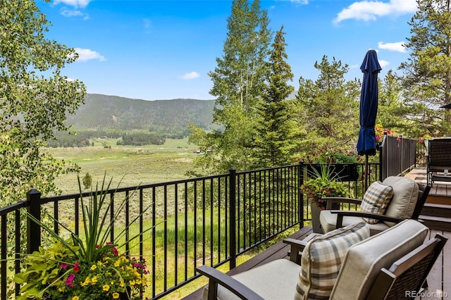 1107 Penstemon Rd, Dillon, CO 80435 - balcony with a mountain view