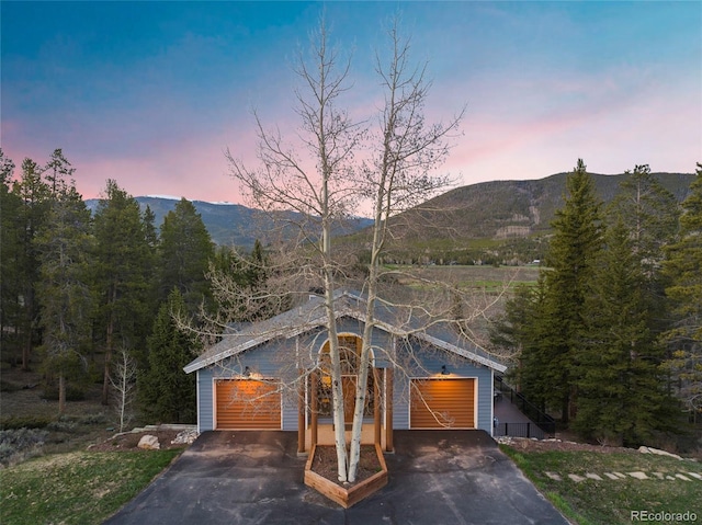 1107 Penstemon Rd, Dillon, CO 80435 - view of front of house with a mountain view and an outdoor structure