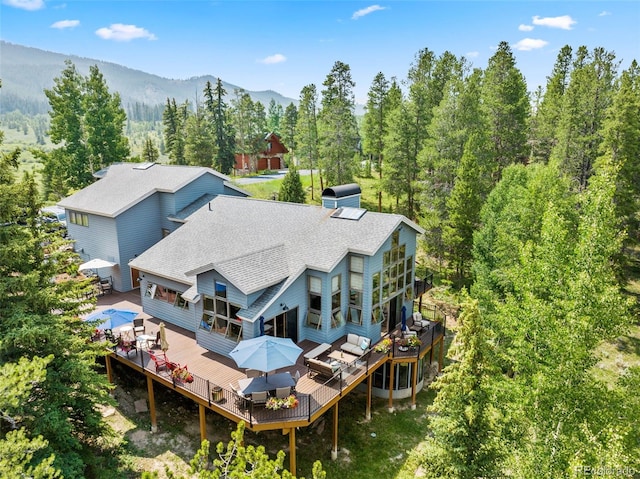 1107 Penstemon Rd, Dillon, CO 80435 - birds eye view of property with a view of trees