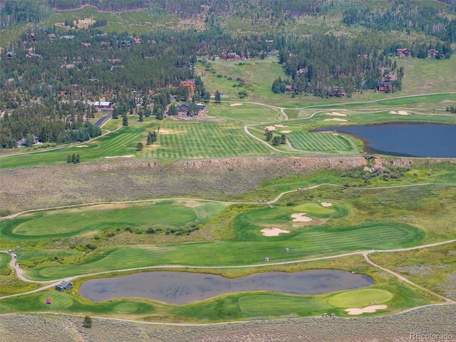 1107 Penstemon Rd, Dillon, CO 80435 - birds eye view of property with view of golf course and a water view