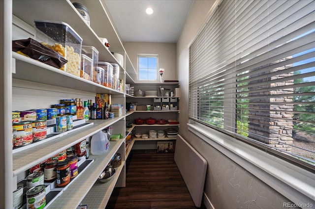 view of pantry