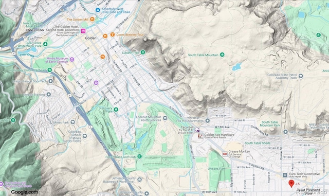 16259 W 10th Ave Unit J5, Golden, CO 80401 - map of property location